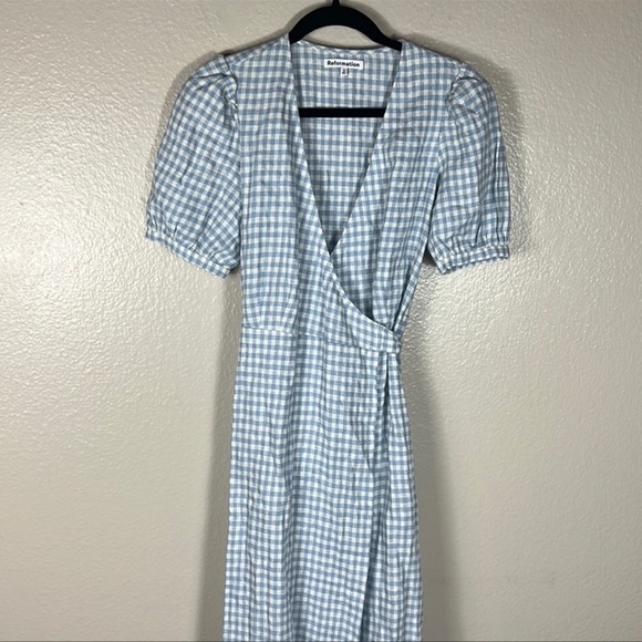 Reformation Weiss Linen Dress - Picture 5 of 10